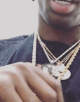 Nigo bape vintage ape head necklace pendant chain ifandco travis scott chris brown shopgld kingice