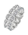 Kylie Jenner signature eternity band ring in oval kylie ring diamond