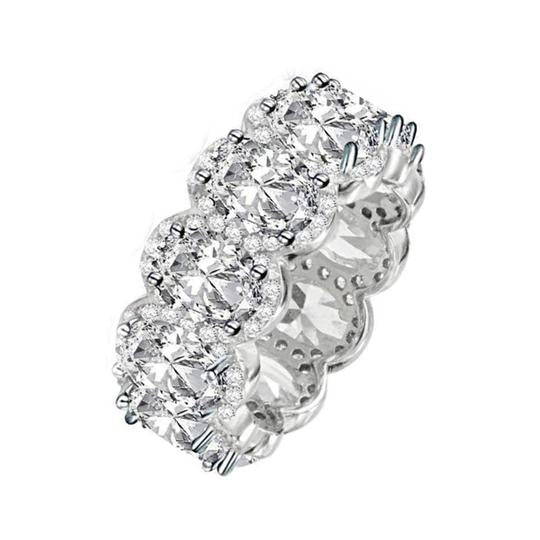 Kylie Jenner signature eternity band ring in oval kylie ring diamond