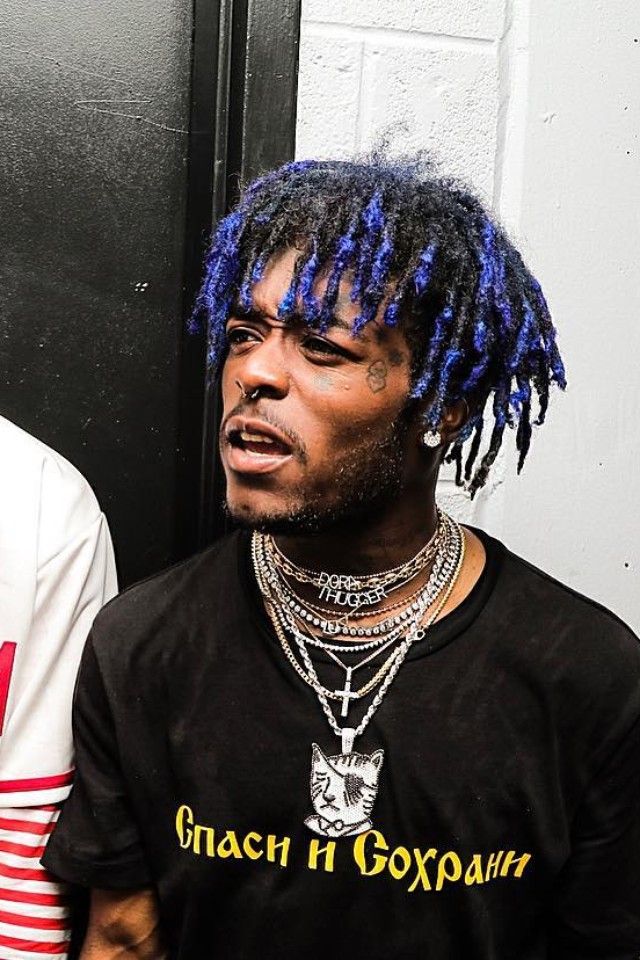 lil uzi vert tattoo cat pendant necklace chain luv free chain diamond vvs ifandco liluzivert