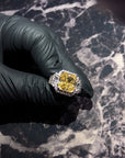 travis scott cactus jack ring free shipping worldwide diamond canary vvs win