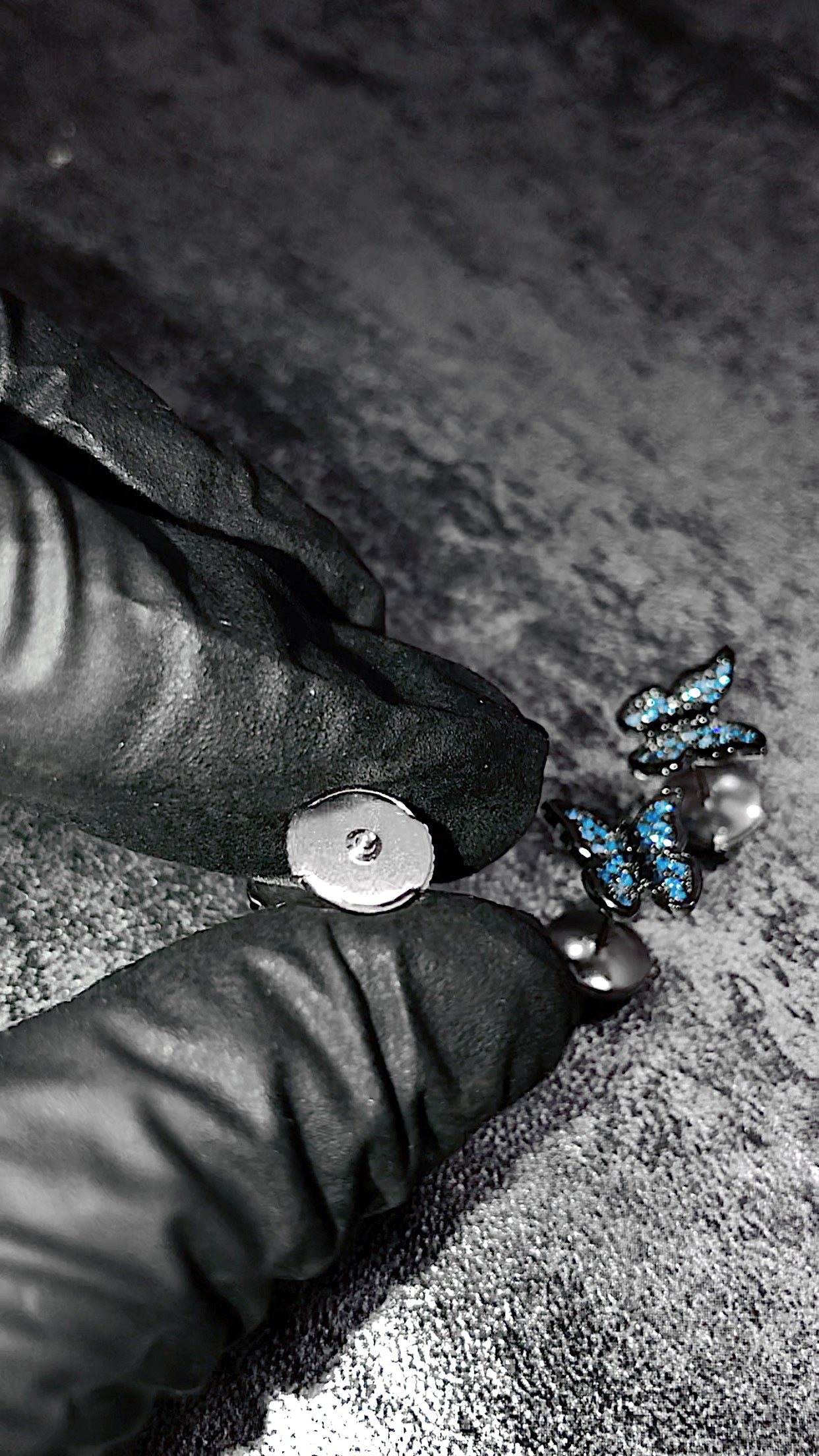 ian connor butterfly emoji earring vlone revenge ian connor luka sabbat ifandco new jewelry bling