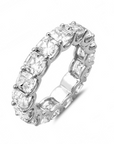 Kylie Jenner signature eternity band ring in oval kylie ring diamond