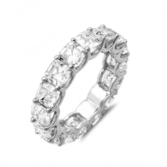 Kylie Jenner signature eternity band ring in oval kylie ring diamond