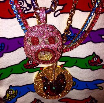 Tyler the creator cherry bomb pendant necklace chain iced out shopgld ifandco