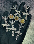 travis scott cactus jack ring free shipping worldwide diamond canary vvs win