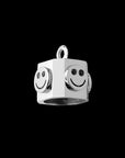 EYEFUNNY アイファニー Daniel Arsham Smiley gold cap with diamanté detailing designed by EYEFUNNY DanielArsham fully iced diamond eyefunny lip balm cap holder necklace