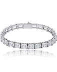 rectangle radiant cut diamond tennis link necklace chain diamond white gold travis rapper hip hop jewelery jewelers celebrity
