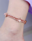kylie jenner butterfly travis scott cuban links chain anklet bracelet diamond rich girls shopgld
