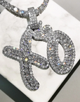 weeknd xo pendant necklace chain ifandco ben baller diamond vvs