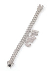miami cuban links baguette custom a-z letter shopgld ifandco hip hop jewelery bracelet
