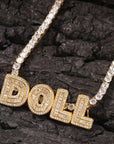 miami cuban links baguette custom a-z letter shopgld ifandco hip hop jewelery bracelet