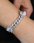 kylie jenner butterfly travis scott cuban links chain anklet bracelet diamond rich girls shopgld