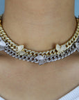 kylie jenner butterfly travis scott cuban links chain anklet bracelet diamond rich girls shopgld