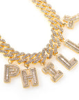 miami cuban links baguette custom a-z letter shopgld ifandco hip hop jewelery bracelet