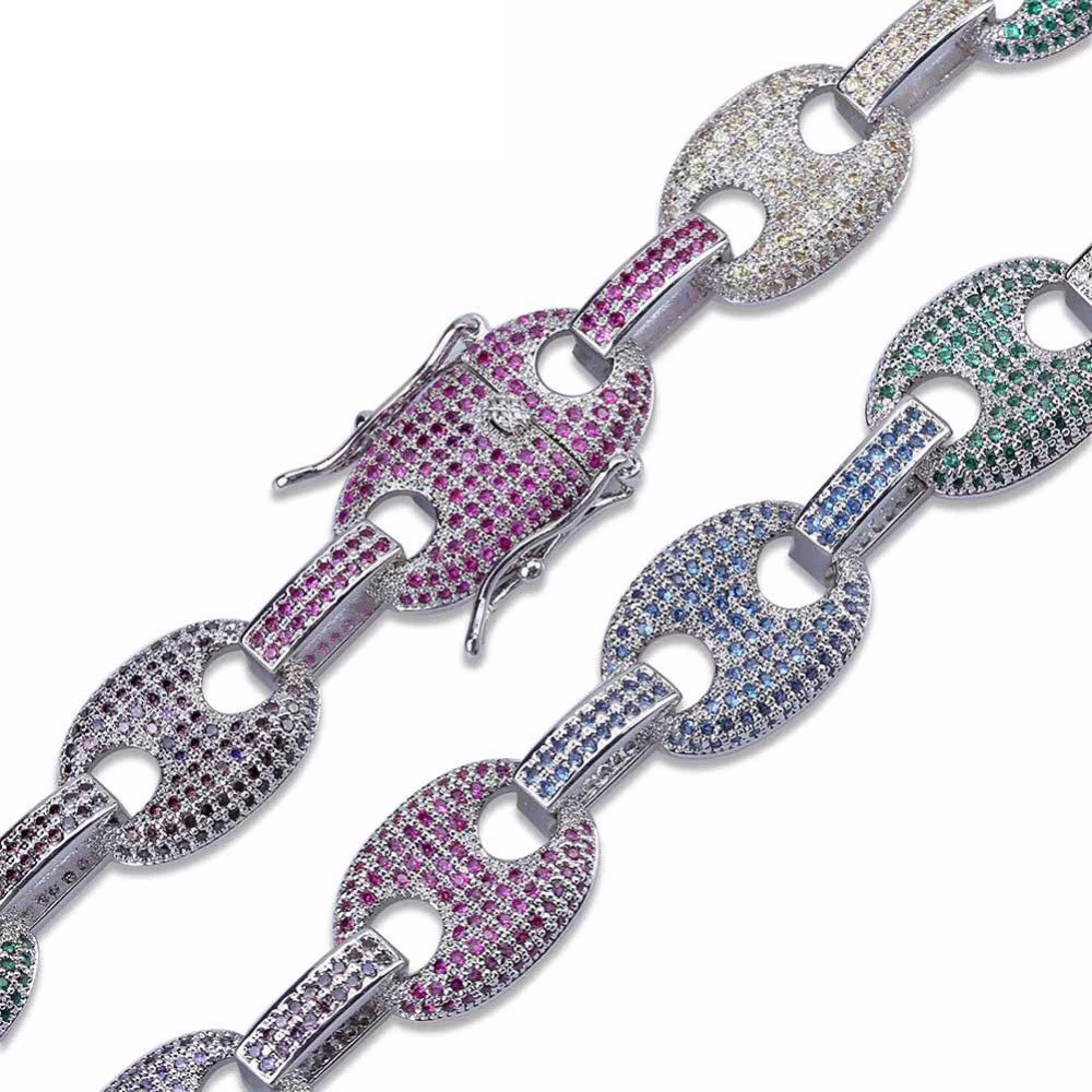 gucci link gg chain 11mm diamond necklace bracelet affordable jewelry lifetime guarantee shopgld