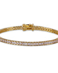 tennis link 4mm bracelet princess cut diamond chain bracelet shopgld 