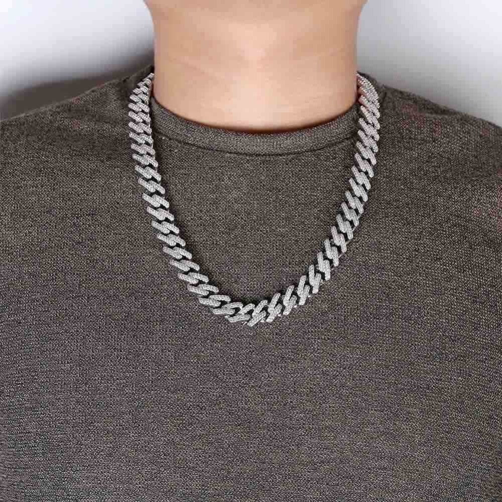 curb cuban link miami as seen on migos vvs diamond necklace shopgld 