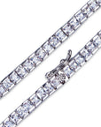 tennis link 4mm bracelet princess cut diamond chain bracelet shopgld 