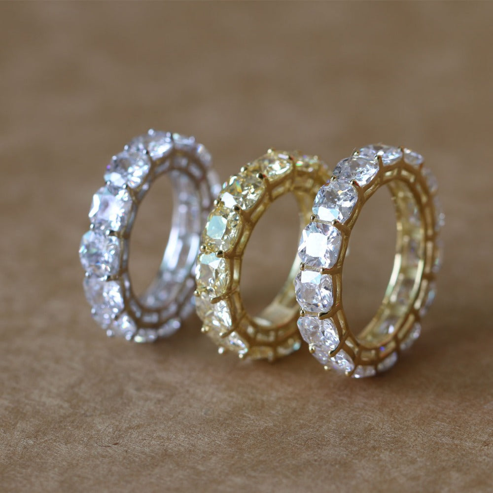 kylie jenner travis scott eternity ring band 5mm VVS AAA ifandco shopgld gold ring