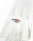 multicolored baguette diamond gemstone ring ifandco affordable hip hop jewelry