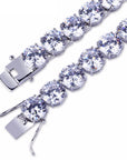 10mm tennis link chain bracelet diamond vvs yellow gold white gold ifandco shopgld