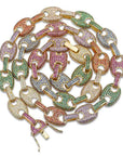 gucci link gg chain 11mm diamond necklace bracelet affordable jewelry lifetime guarantee shopgld