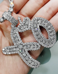 weeknd xo pendant necklace chain ifandco ben baller diamond vvs