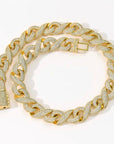 15mm Infinity cuban link necklace chain diamond ifandco shopgld hip hop jewelry celebrity jewelers diamond yellow gold gold price