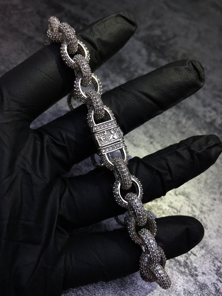 hermes link acrobat bracelet necklace chain 8mm
