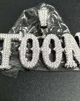 affordable hip hop custom jeweler iced out gothic font letter pendant necklace chain shopgld