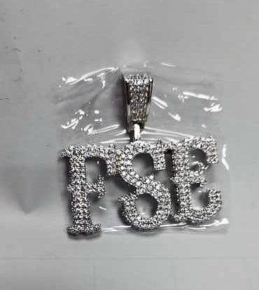 affordable hip hop custom jeweler iced out gothic font letter pendant necklace chain shopgld