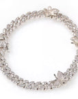 9mm miami cuban link butterfly choker diamond kylie jenner stormi travis scott