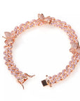 9mm miami cuban link butterfly choker diamond kylie jenner stormi travis scott