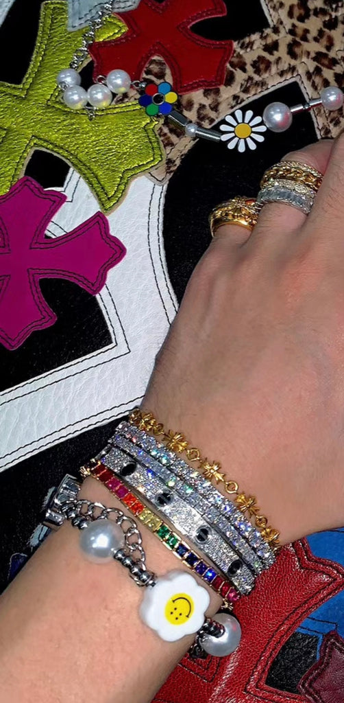 asap rocky jewelry pearl necklace daisy flower chain choker playboi carti vlone