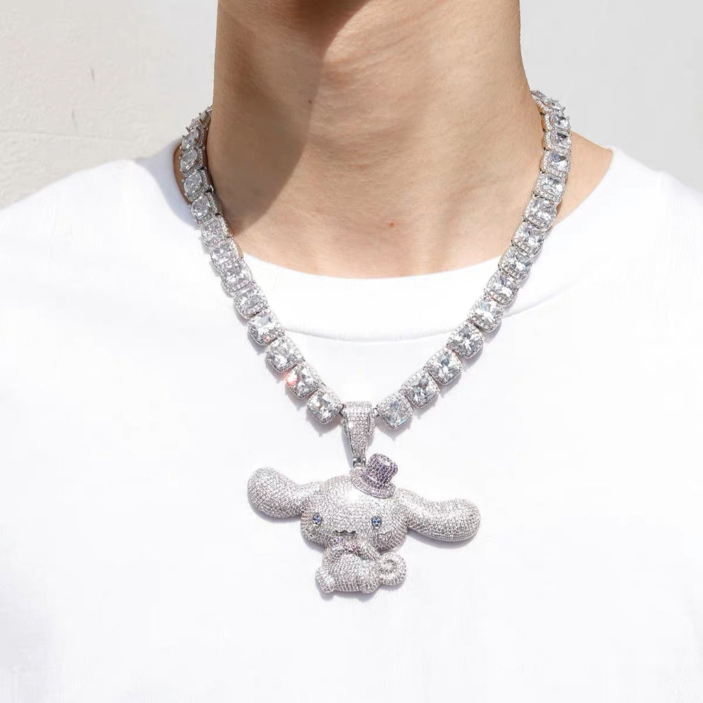 Custom Cinnamoroll Pendant Necklace Chain