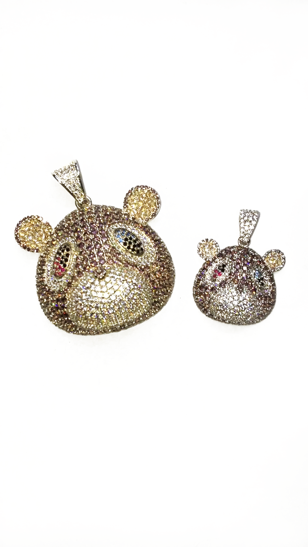 Kanye West college dropout bear pendant with free Rope chain necklace