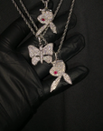 playboi carti playboy bunny upside down pendant necklace chain as seen on blac chyna dating snapchat