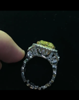 cactus jack ring gemstone canary 15-carat diamond travis scott drops astroworld