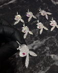 playboi carti playboy bunny upside down pendant necklace chain as seen on blac chyna dating snapchat