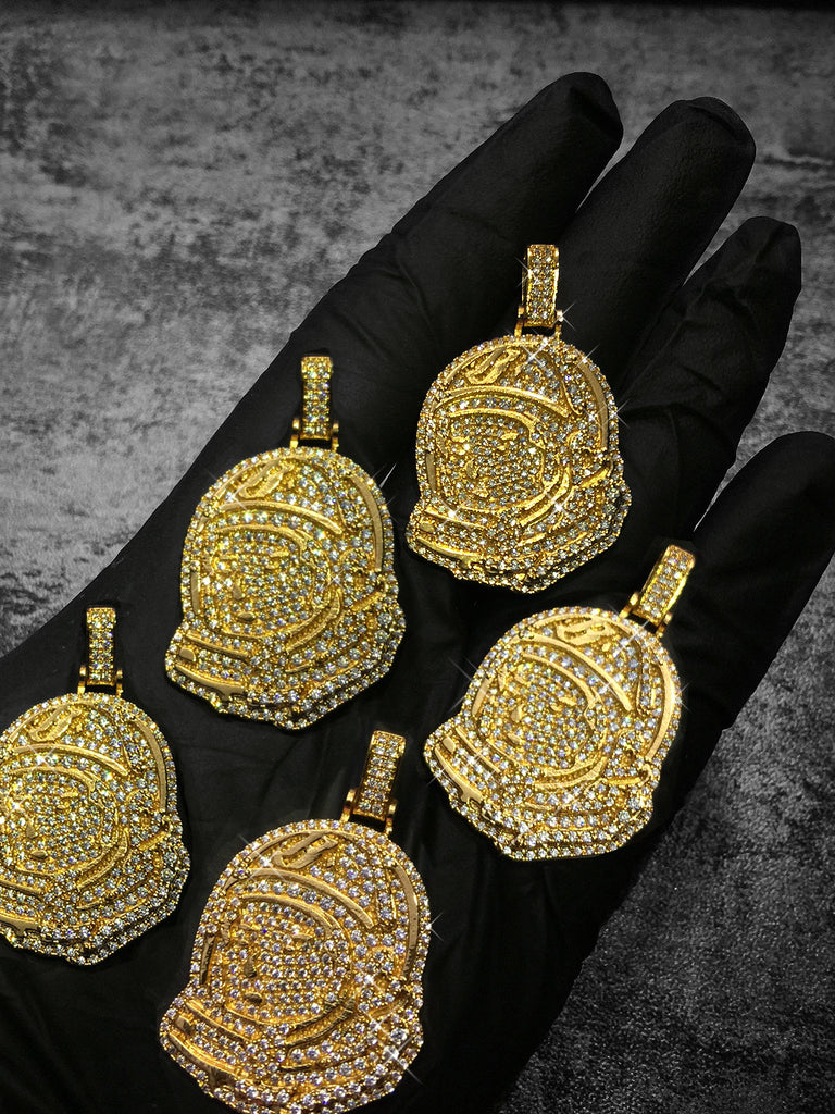 Micro bbc icecream pendant & necklace chain as seen on Pharrell Nigo –  Bijouterie Gonin