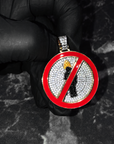 travis scott laflame no bystanders chain necklace pendant astroworld