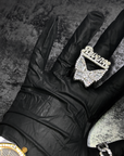 revenge ring fully iced out vvs diamond ian connor ifandco shopgld vlone asaprocky awge