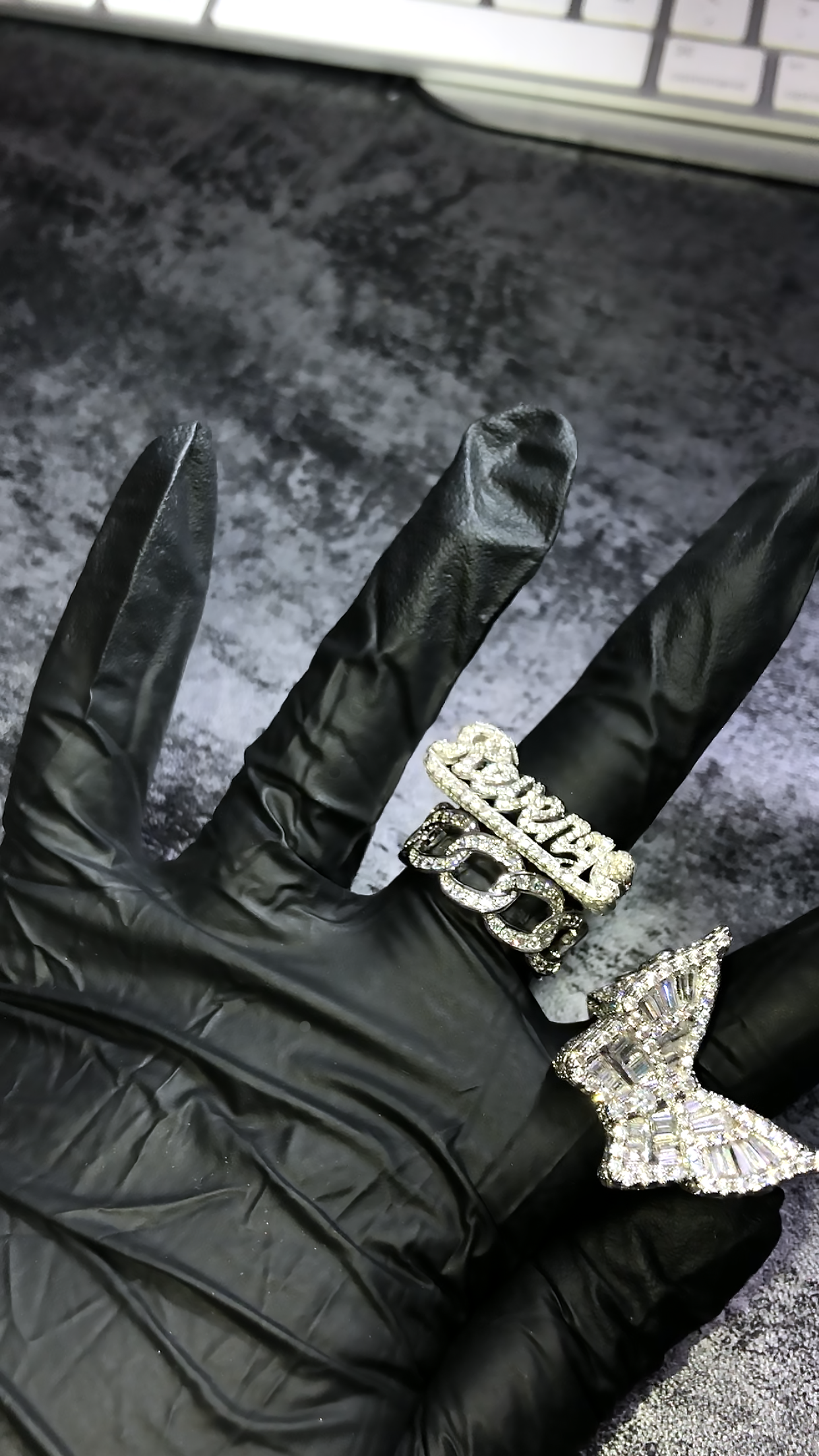 revenge ring fully iced out vvs diamond ian connor ifandco shopgld vlone asaprocky awge