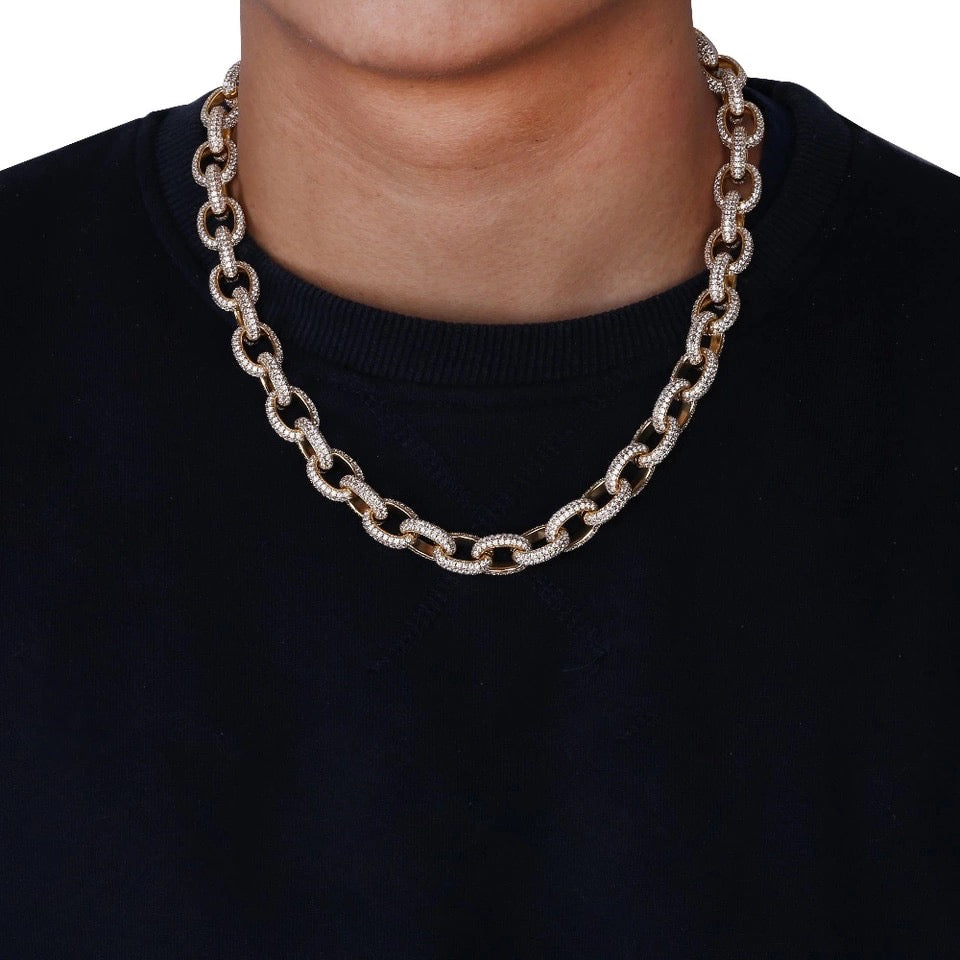 hermes link chain necklace diamond acrobat as seen on drake pharrell liluzivert playboi carti vlone