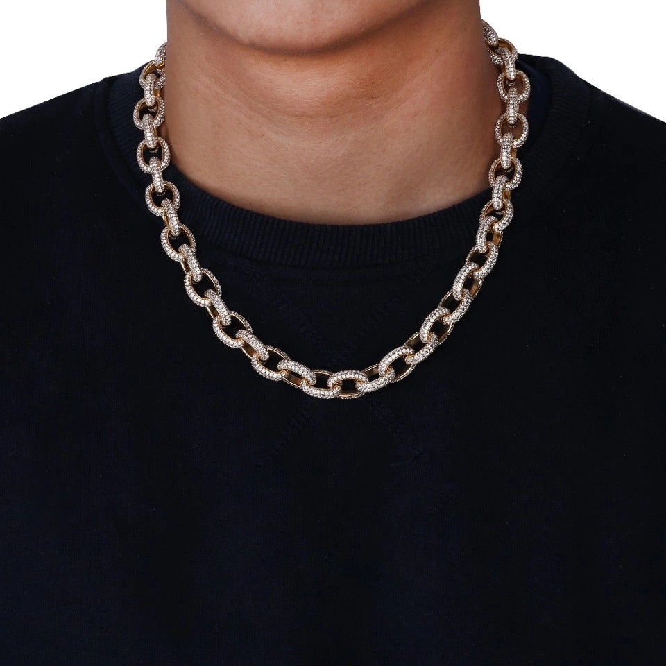 hermes link chain necklace acrobat links – Bijouterie Gonin