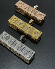 affordable hip hop custom jeweler iced out baby block letter pendant necklace chain shopgld