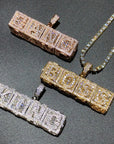 affordable hip hop custom jeweler iced out baby block letter pendant necklace chain shopgld