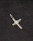 knot cross pendant necklace chain diamond ifandco nano eyefunny