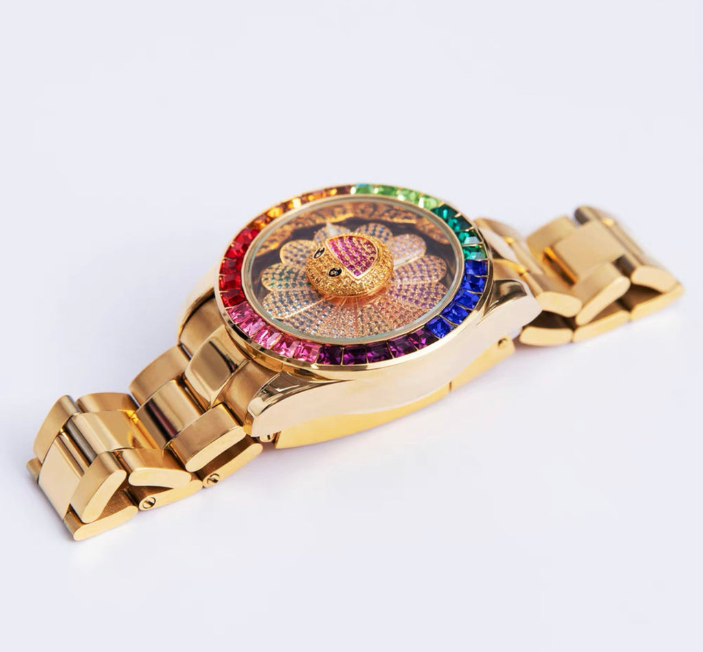 Takashi Murakami flower smiles on limited edition Hublot watch - LVMH